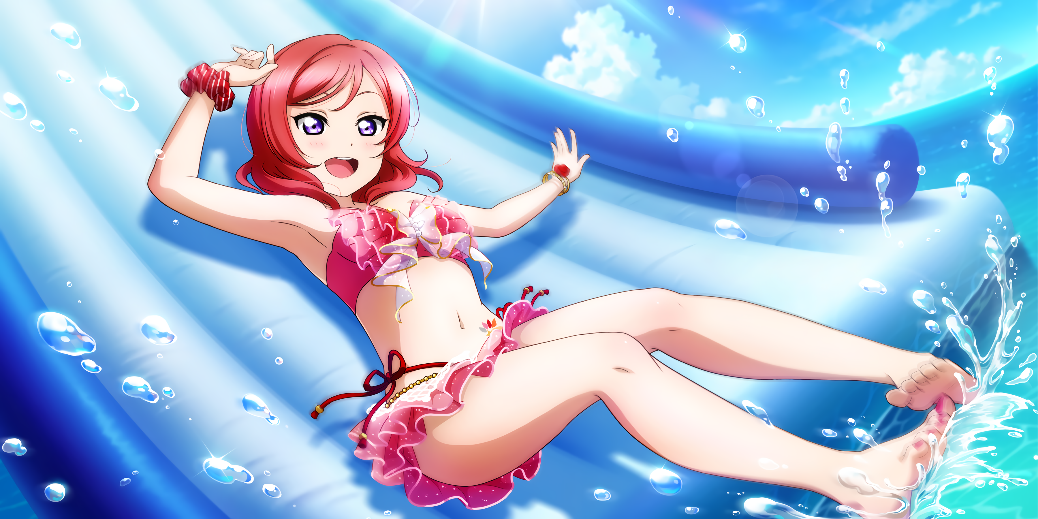 Banner do projeto Natsuiro Egao de 1, 2, Jump!